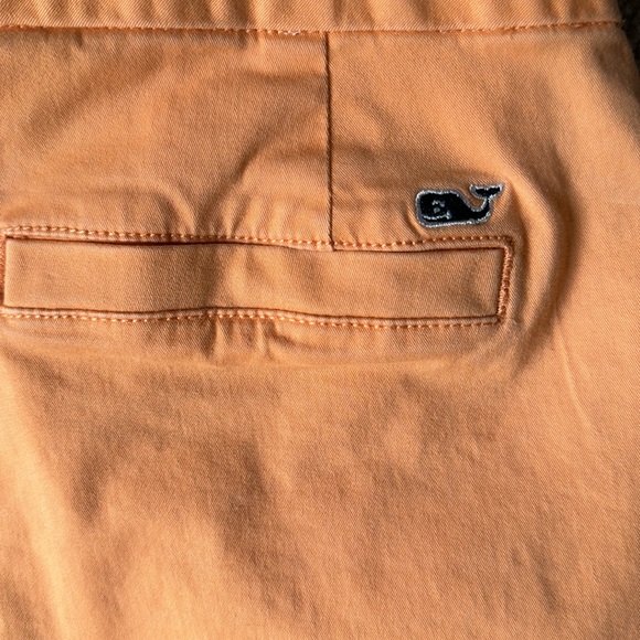 Vineyard Vines, Classic Chino Shorts, Size 4, Peachy Orange Color - Picture 3 of 5